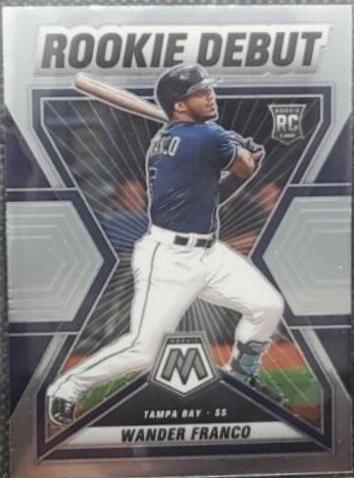 Wander Franco #RD-6 Baseball Cards 2022 Panini Mosaic Rookie Debut