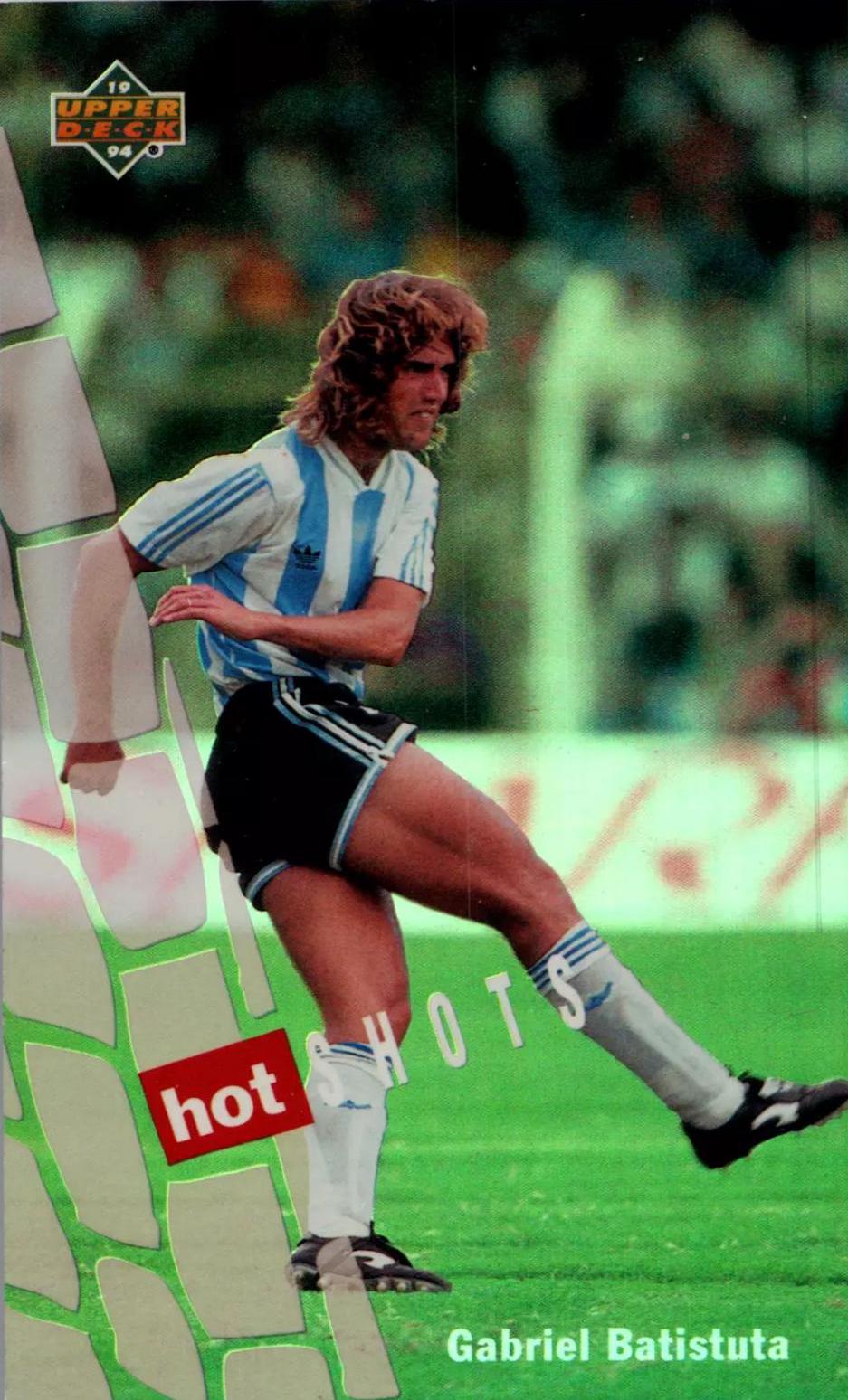 Gabriel Batistuta #HS10 1994 Upper Deck World Cup Soccer