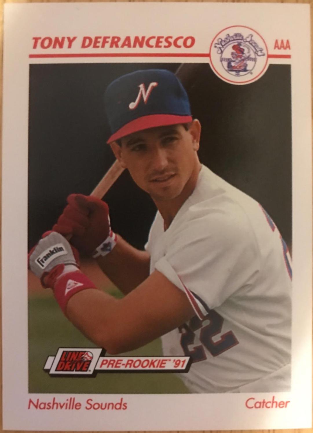 Tony DeFrancesco #255 1991 Line Drive AAA Baseball