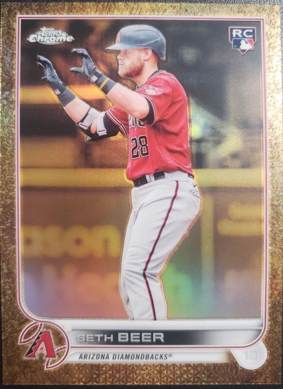 Seth Beer #12 Baseball Cards 2022 Topps Gilded Collection