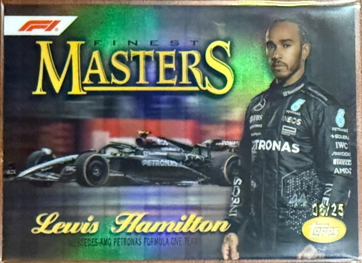 Lewis Hamilton #MST-3 Racing Cards 2024 Topps Finest Formula 1 Masters