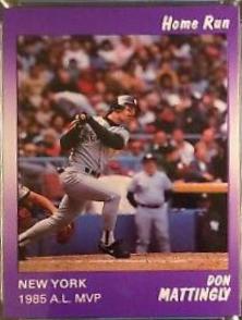 Don Mattingly #51 Baseball Cards 1991 Star Home Run Series
