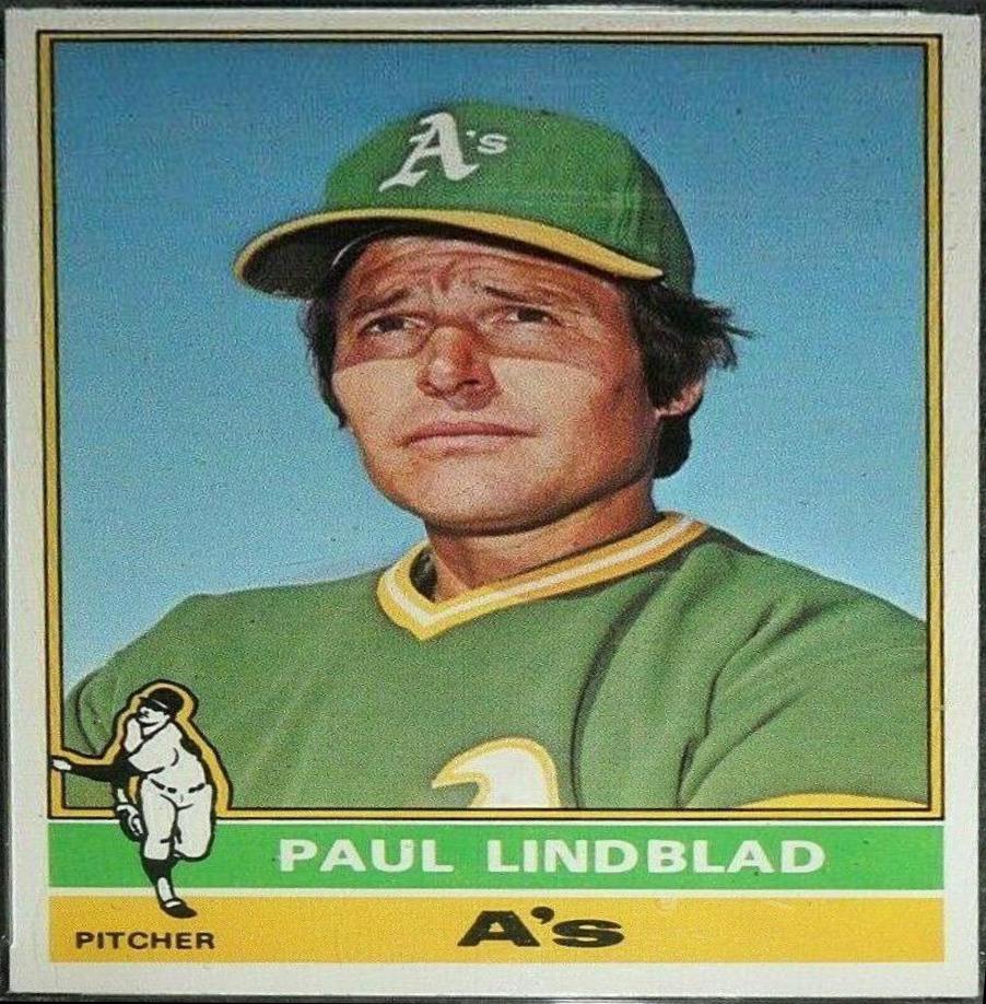 Paul Lindblad #9 Baseball Cards 1976 O Pee Chee