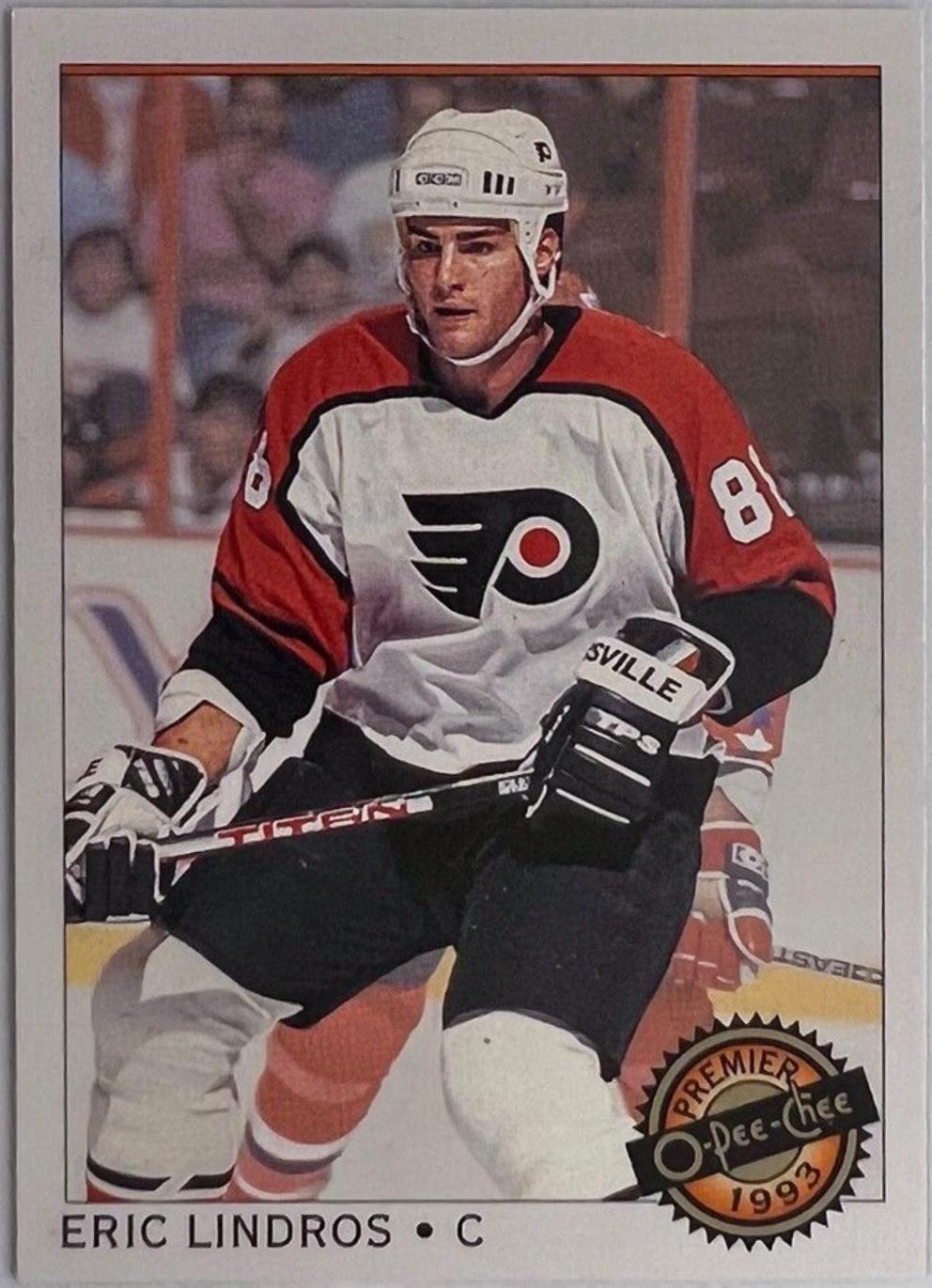 Eric Lindros #102 Hockey Cards 1993 O-Pee-Chee Premier