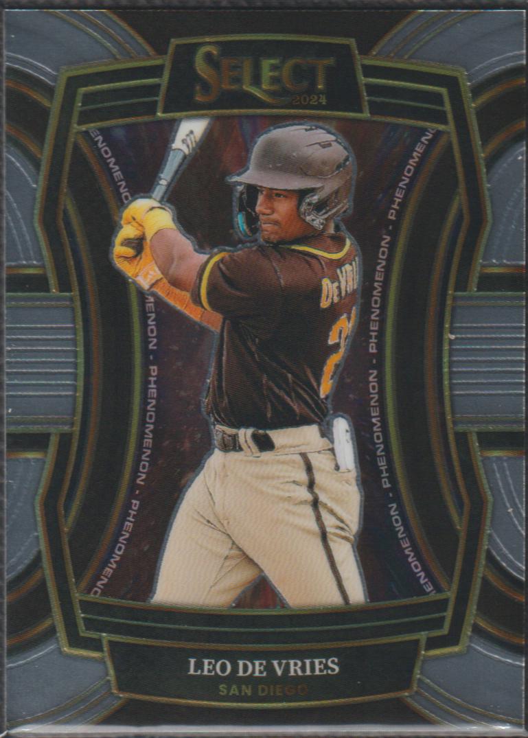 Leo De Vries #13 Baseball Cards 2024 Panini Select Phenomenon