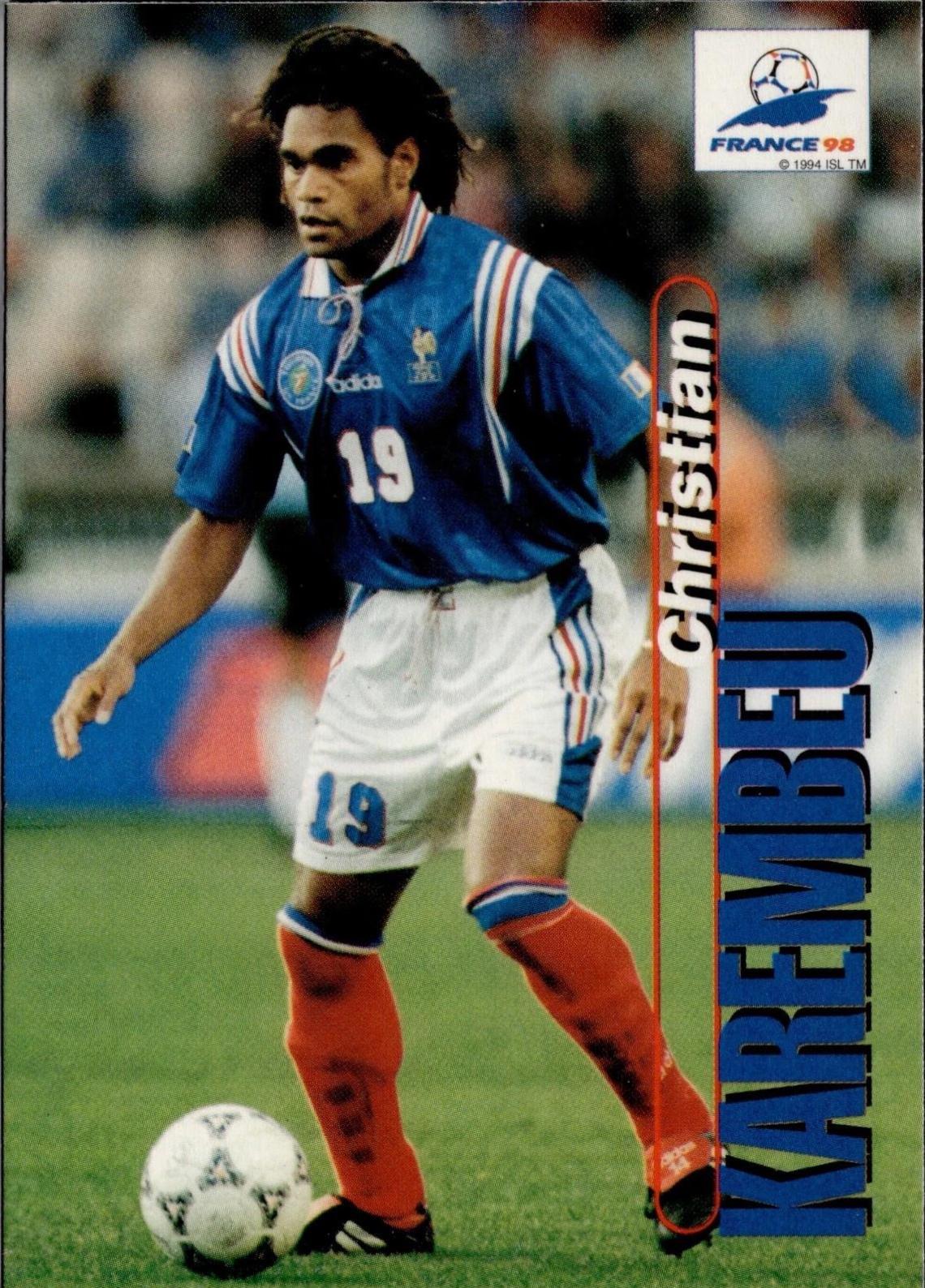 Christian Karembeu #59 1998 Panini FIFA World Cup
