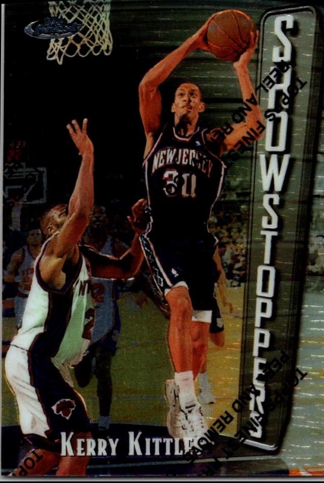 Kerry Kittles #298 Basketball Cards 1997 Finest Silver Refractor