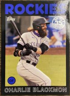 Charlie Blackmon [Black] #86B-26