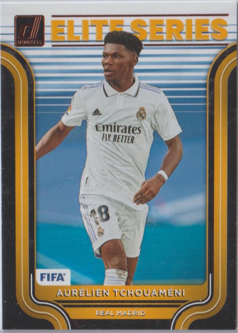 Aurelien Tchouameni #20 Soccer Cards 2022 Panini Donruss Elite Series