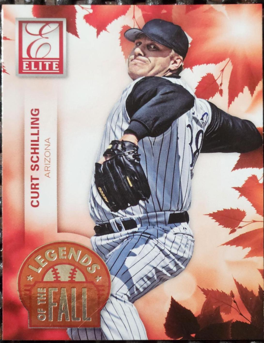Curt Schilling #8 Baseball Cards 2015 Panini Elite Legends of the Fall