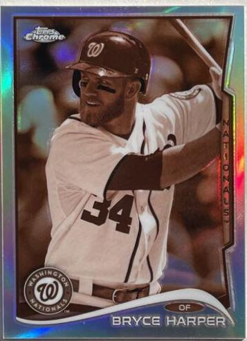 Bryce Harper [Batting Sepia Refractor] #150