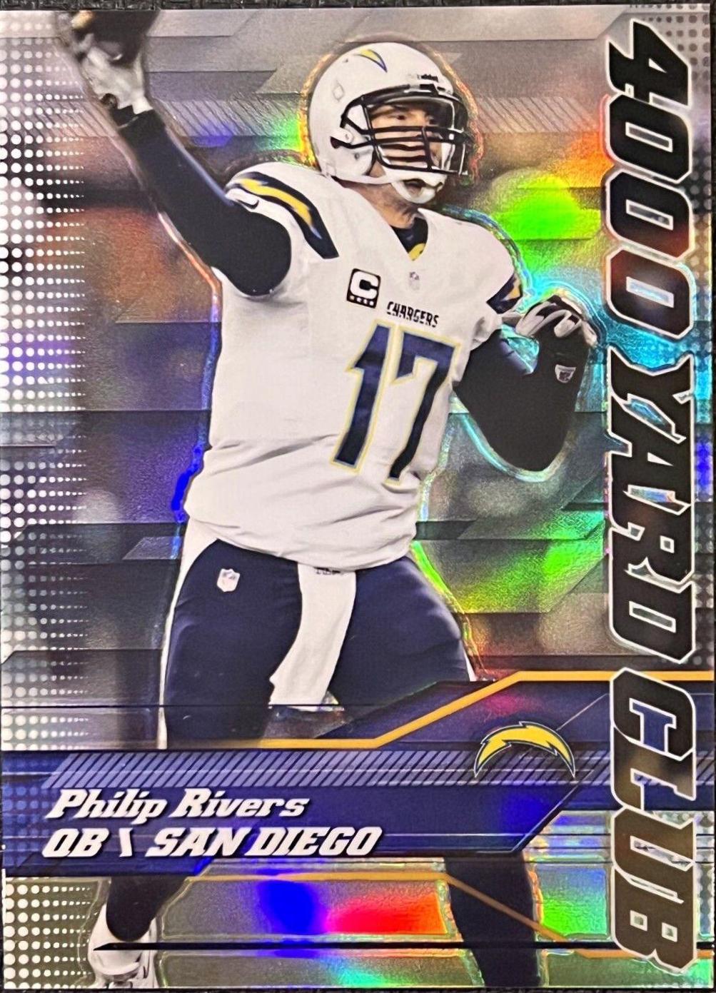 Philip Rivers #7 Football Cards 2014 Topps Chrome 4,000 Yard Club