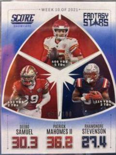 Deebo Samuel, Patrick Mahomes II, Rhamondre Stevenson