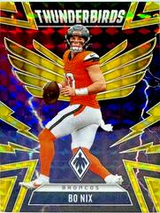 Bo Nix [Yellow Pyramids] #15 Prices | 2025 Panini Phoenix