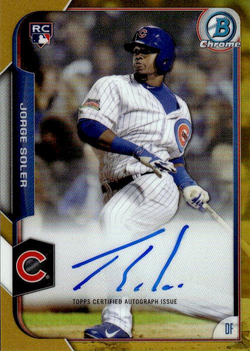 Jorge Soler [Gold Refractor] #JSO