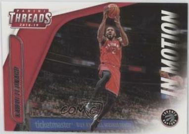 Kawhi Leonard #1 Basketball Cards 2018 Panini Threads in Motion