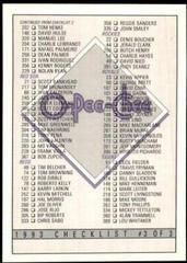 Checklist #396 Baseball Cards 1993 O Pee Chee Prices