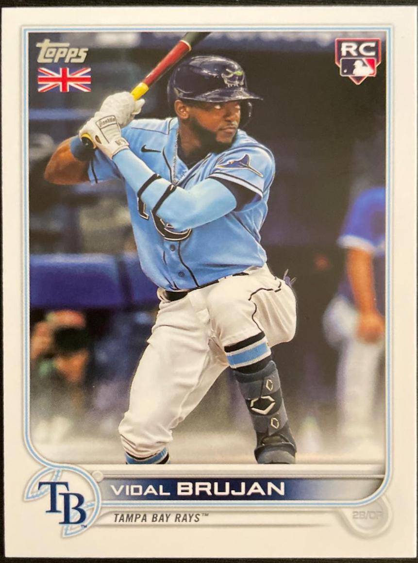 Vidal Brujan #197 2022 Topps UK Edition Baseball