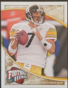 Ben Roethlisberger #23 Football Cards 2009 Upper Deck Heroes