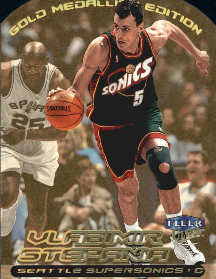 Vladimir Stepania #97G Basketball Cards 1999 Ultra Gold Medallion