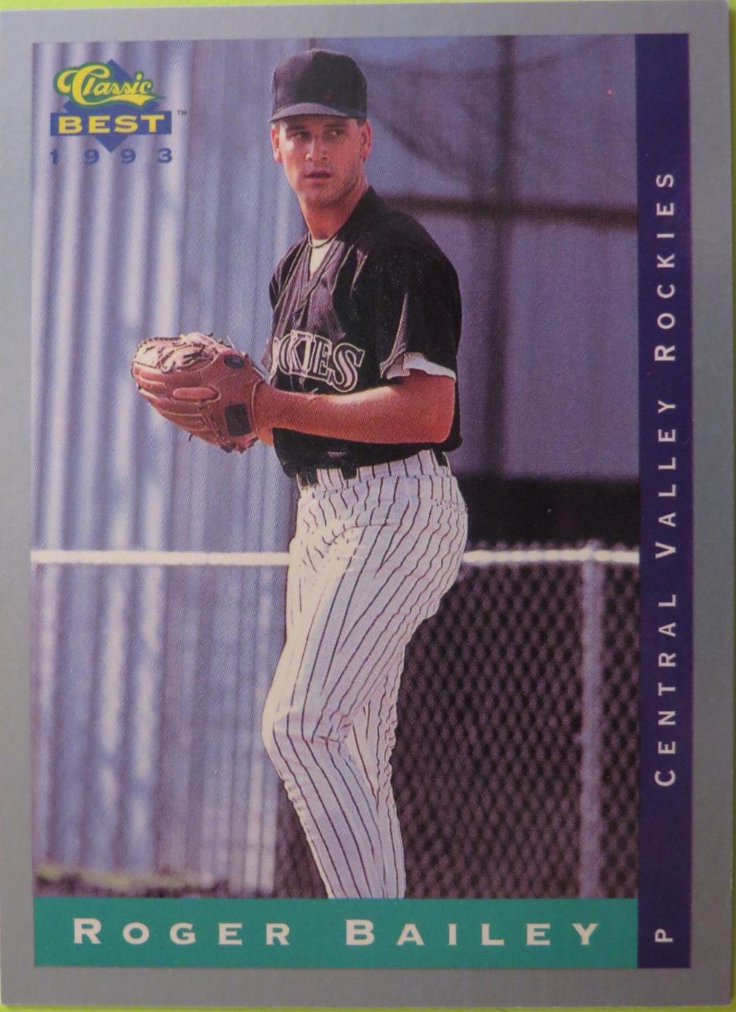 Roger Bailey #94 Baseball Cards 1993 Classic Best