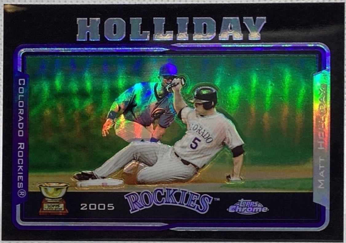 Matt Holliday [Black Refractor] #136