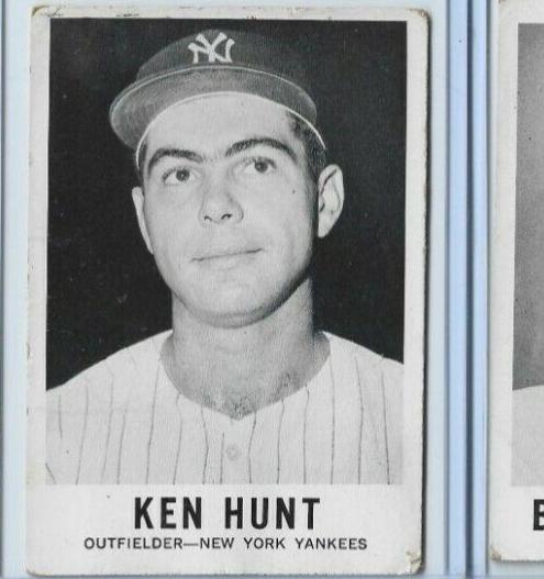 Ken Hunt #33 Baseball Cards 1960 Leaf