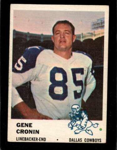 Gene Cronin #47 Football Cards 1961 Fleer