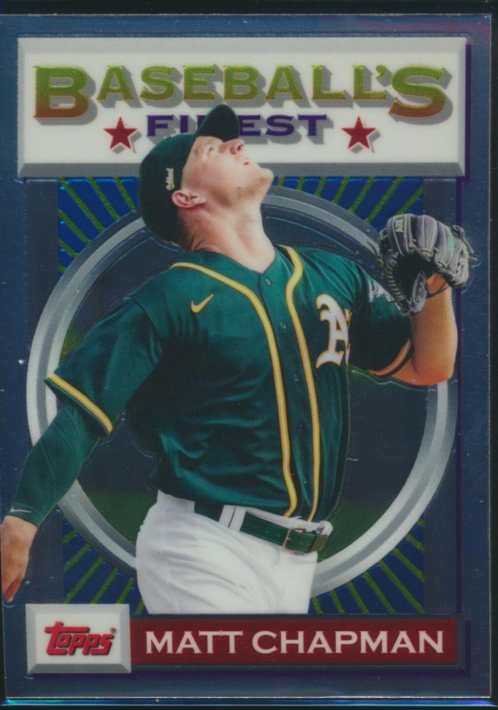 Matt Chapman #170 2020 Topps Finest Flashbacks Baseball