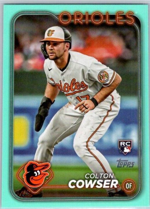 Colton Cowser [Aqua] (2024 Topps)