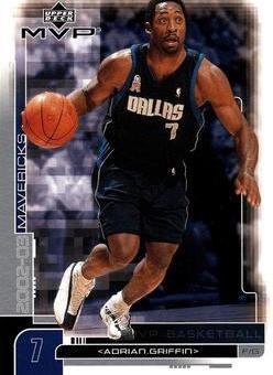 Adrian Griffin #38 Basketball Cards 2002 Upper Deck MVP