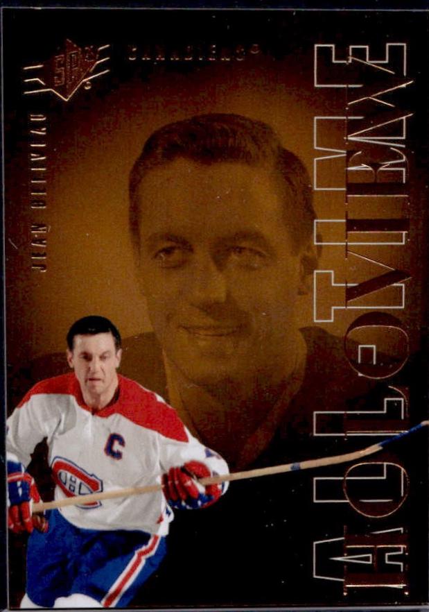 Jean Beliveau #ATG-BE Hockey Cards 2024 SPx All-Time Holoview