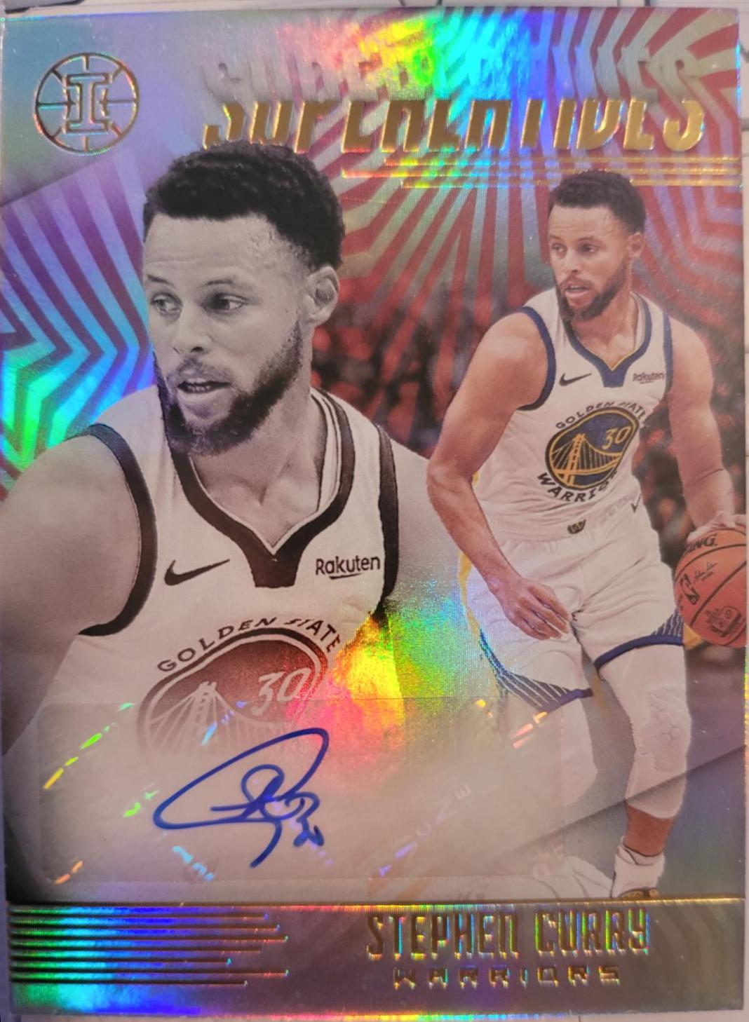 Stephen Curry #Ss-SCY Basketball Cards 2020 Panini Illusions Superlatives Signatures