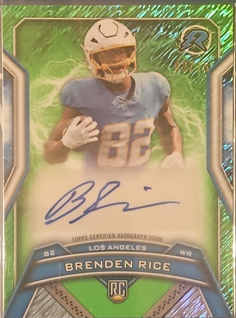 Brenden Rice [Lime Green Static] #RRS-BR
