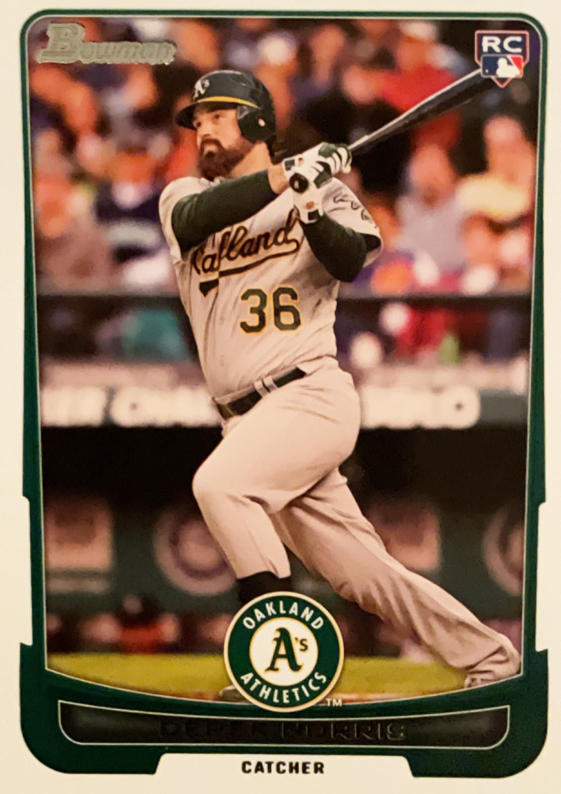 Derek Norris #43 Baseball Cards 2012 Bowman Draft