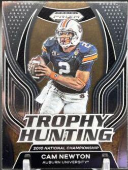 Cam Newton #TH-13 Football Cards 2023 Panini Prizm Draft Picks Trophy Hunting