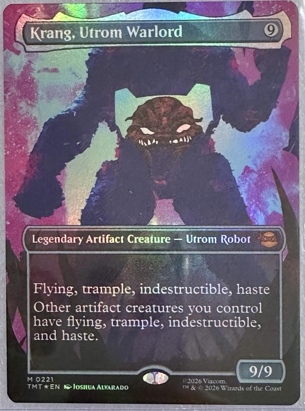 Krang, Utrom Warlord [Borderless Foil] #221 Prices | Magic Teenage