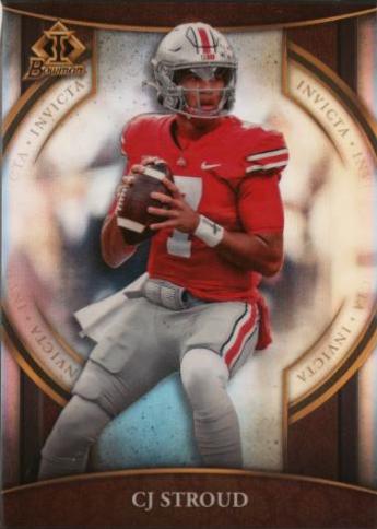 CJ Stroud #BI-2 Football Cards 2022 Bowman Chrome University Invicta