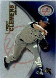 Roger Clemens #21 Baseball Cards 2001 Fleer EX