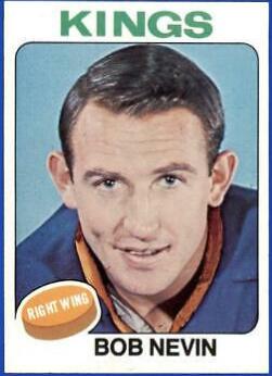 Bob Nevin #123 Hockey Cards 1975 Topps