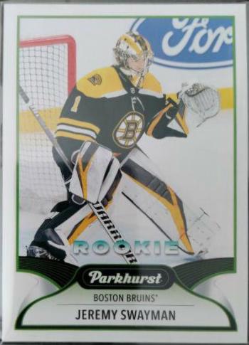 Jeremy Swayman #325 Hockey Cards 2021 Parkhurst