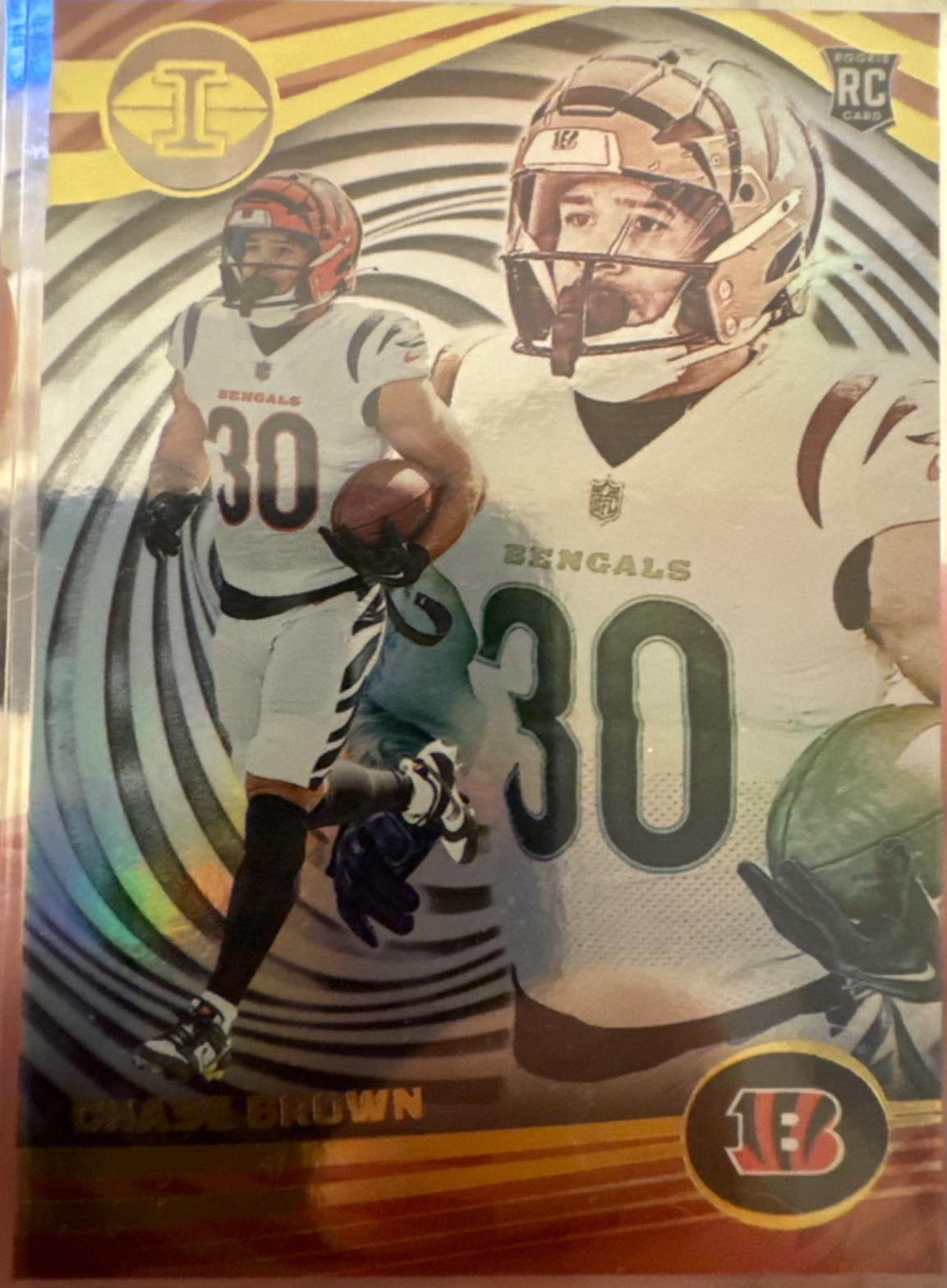 Chase Brown #23 Football Cards 2023 Panini Illusions