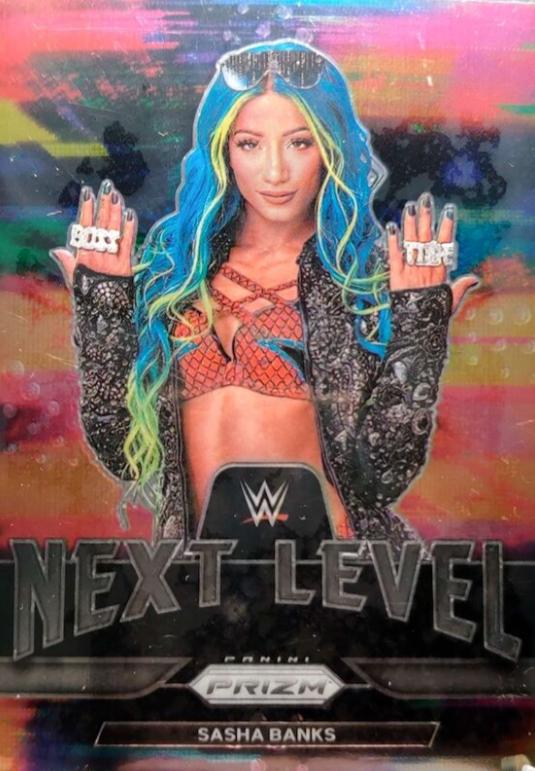 Sasha Banks #16 Wrestling Cards 2022 Panini Prizm WWE Next Level