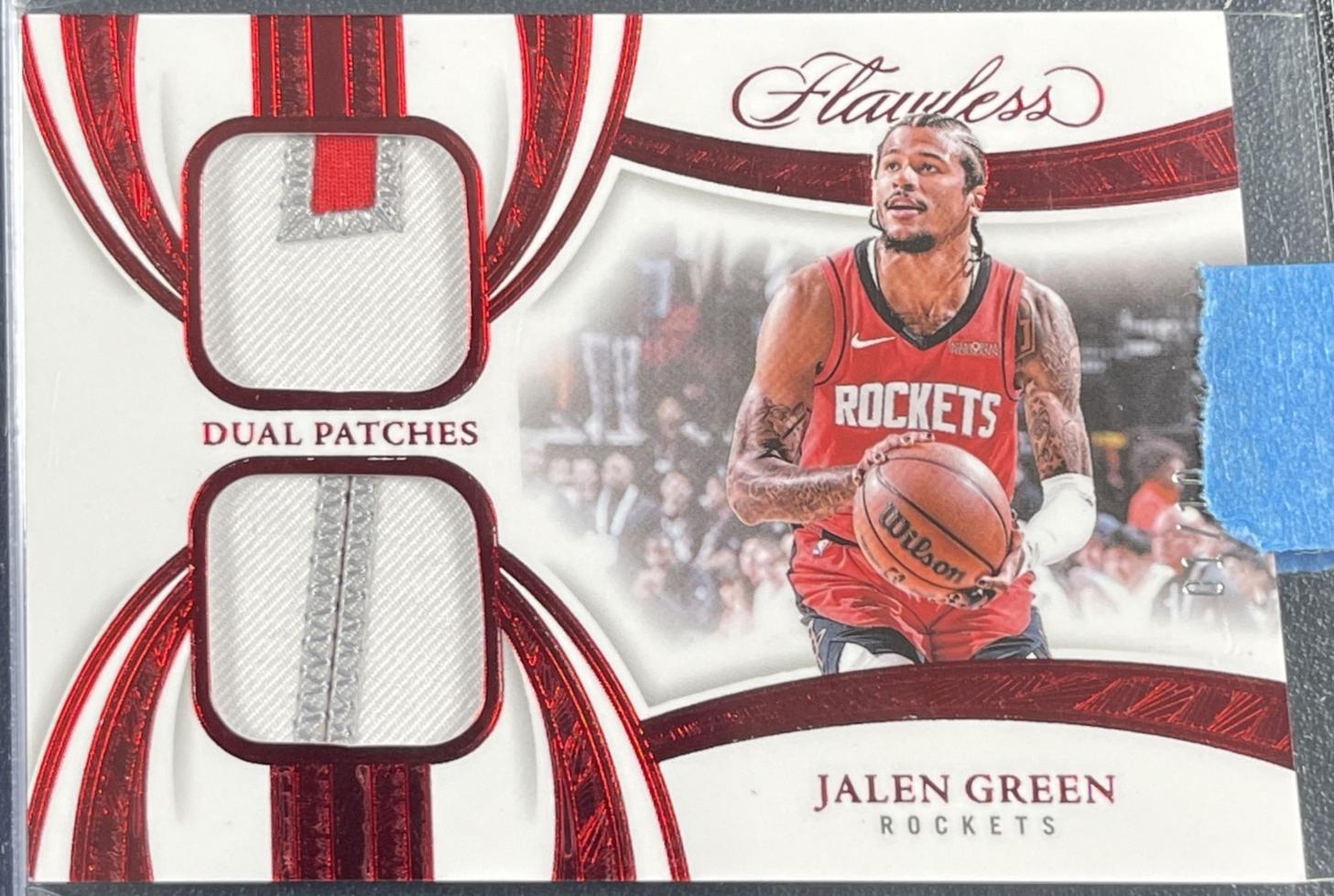 Jalen Green #14 2024 Panini Flawless Dual Patch Basketball