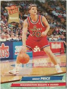 Brent Price #372 Basketball Cards 1992 Ultra