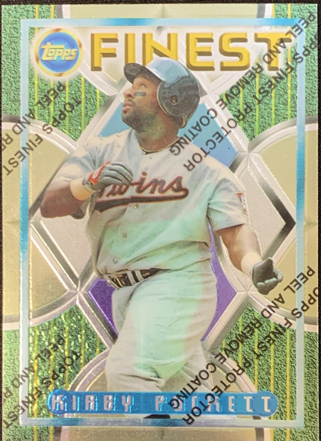 Kirby Puckett #167 1995 Finest Baseball