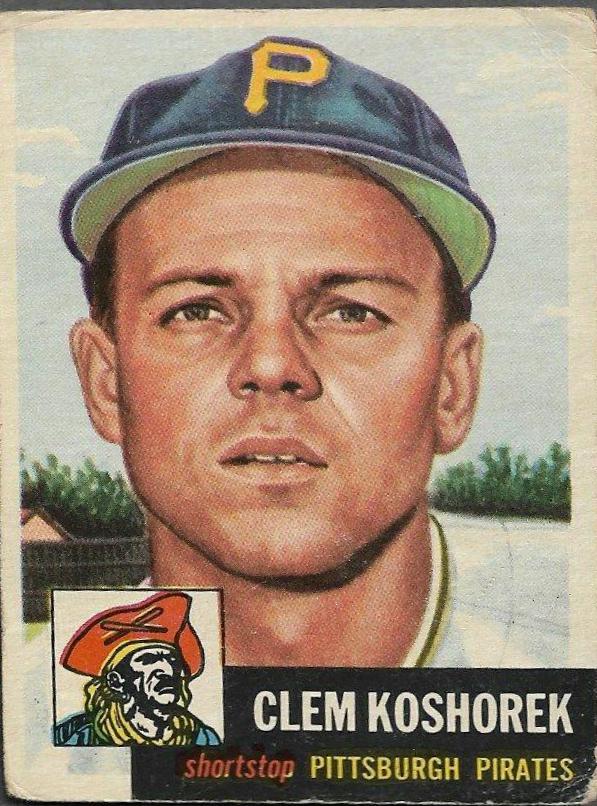 Clem Koshorek #8 Baseball Cards 1953 Topps