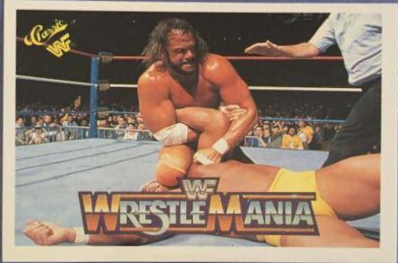 Hulk Hogan, 'Macho Man' Randy Savage #101 Wrestling Cards 1990 Classic WWF The History of Wrestlemania
