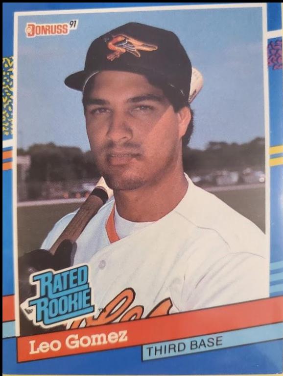 Leo Gomez #35 Baseball Cards 1991 Donruss