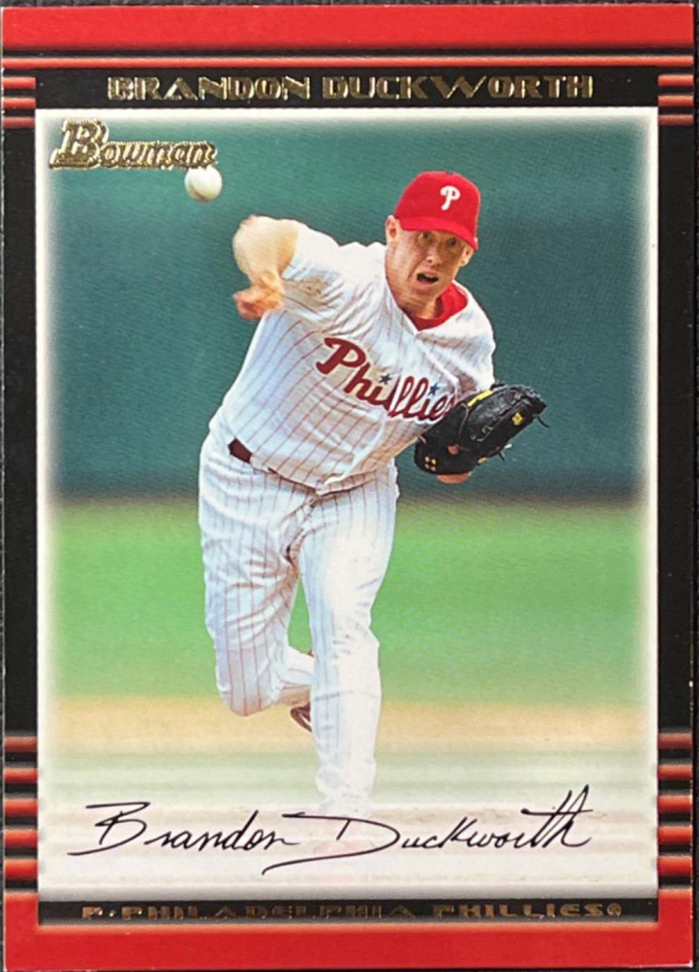 Brandon Duckworth #7 Baseball Cards 2002 Bowman